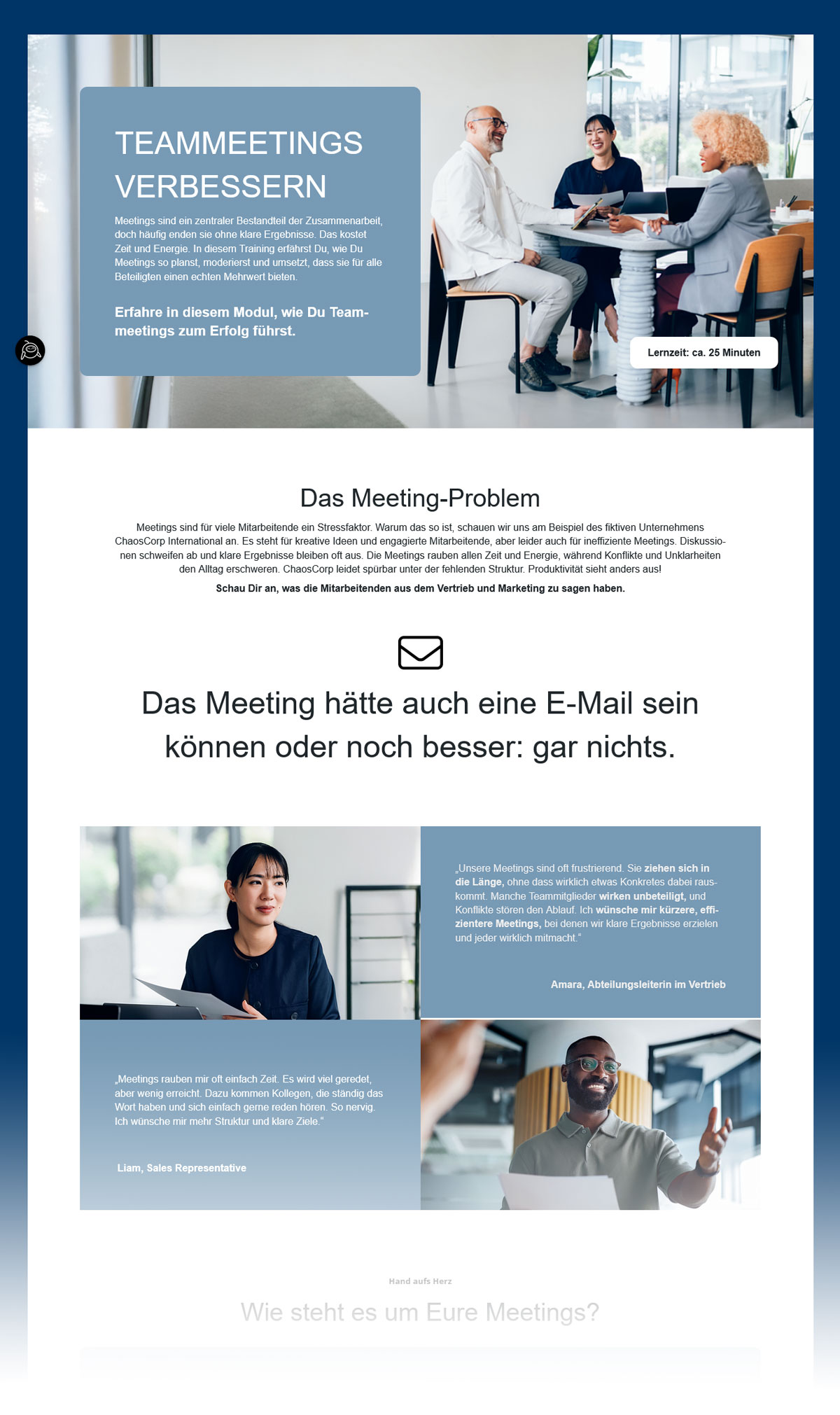 Teammeetings verbessern