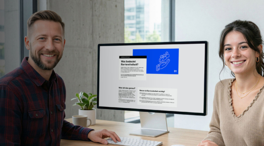 Barrierefreiheit in Websites und E-Learnings stärken