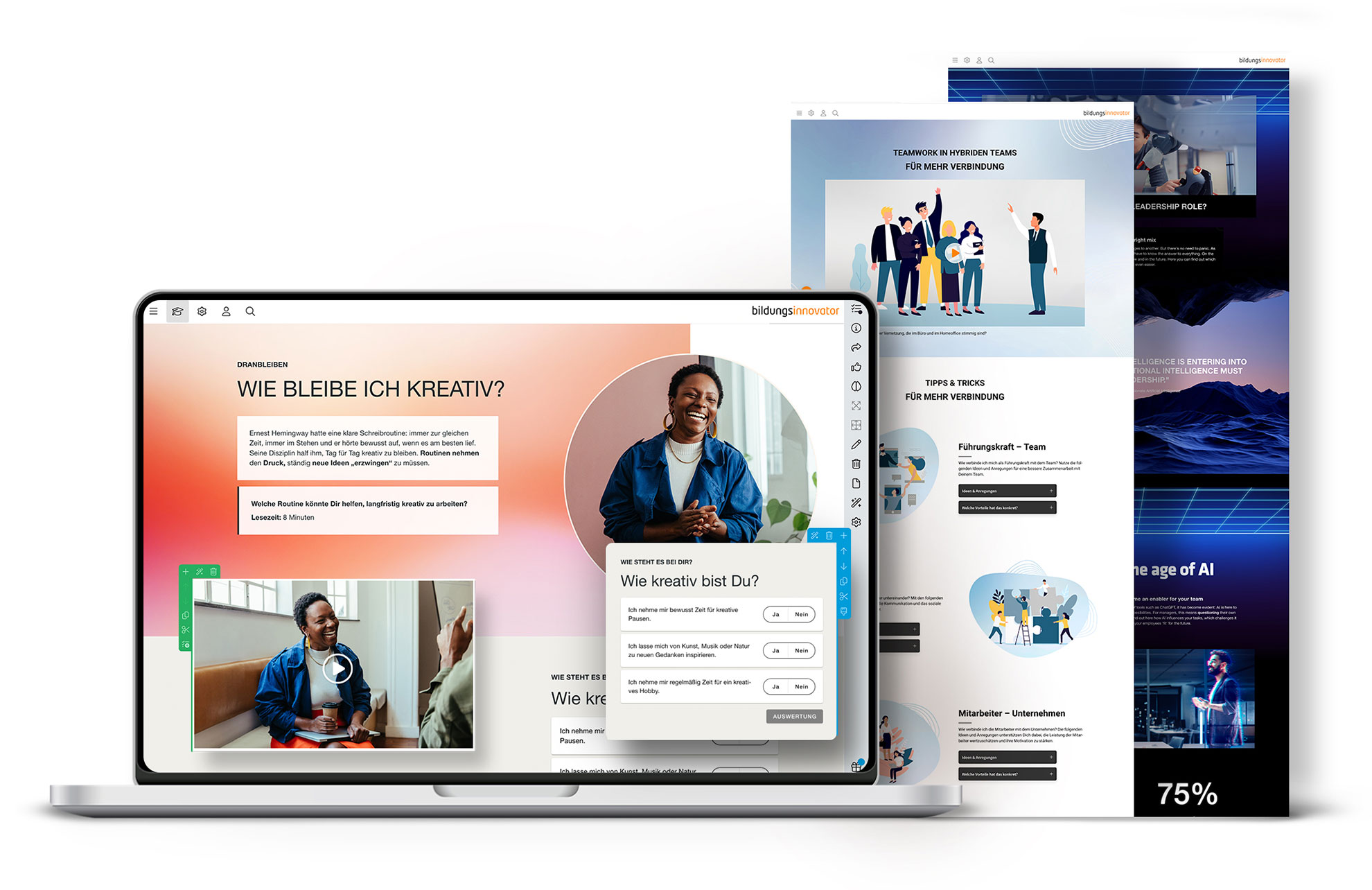 Erstelle faszinierende Lernerlebnisse – auch wenn Du (noch) kein Didaktik-Profi bist.