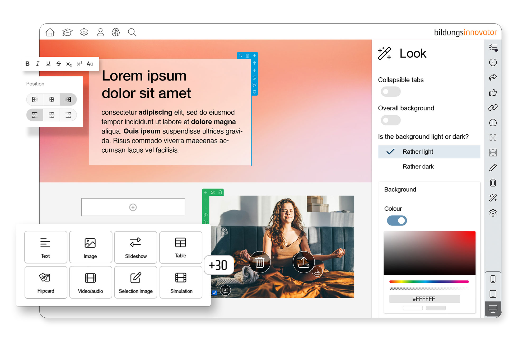 LXT Authoring, key features