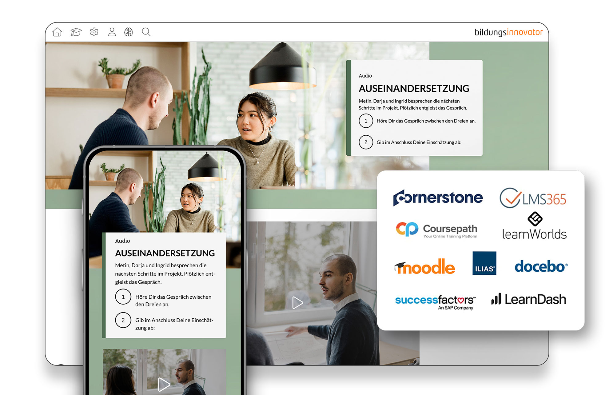 Veröffentlichen geht einfach. Und sieht überall gut aus.