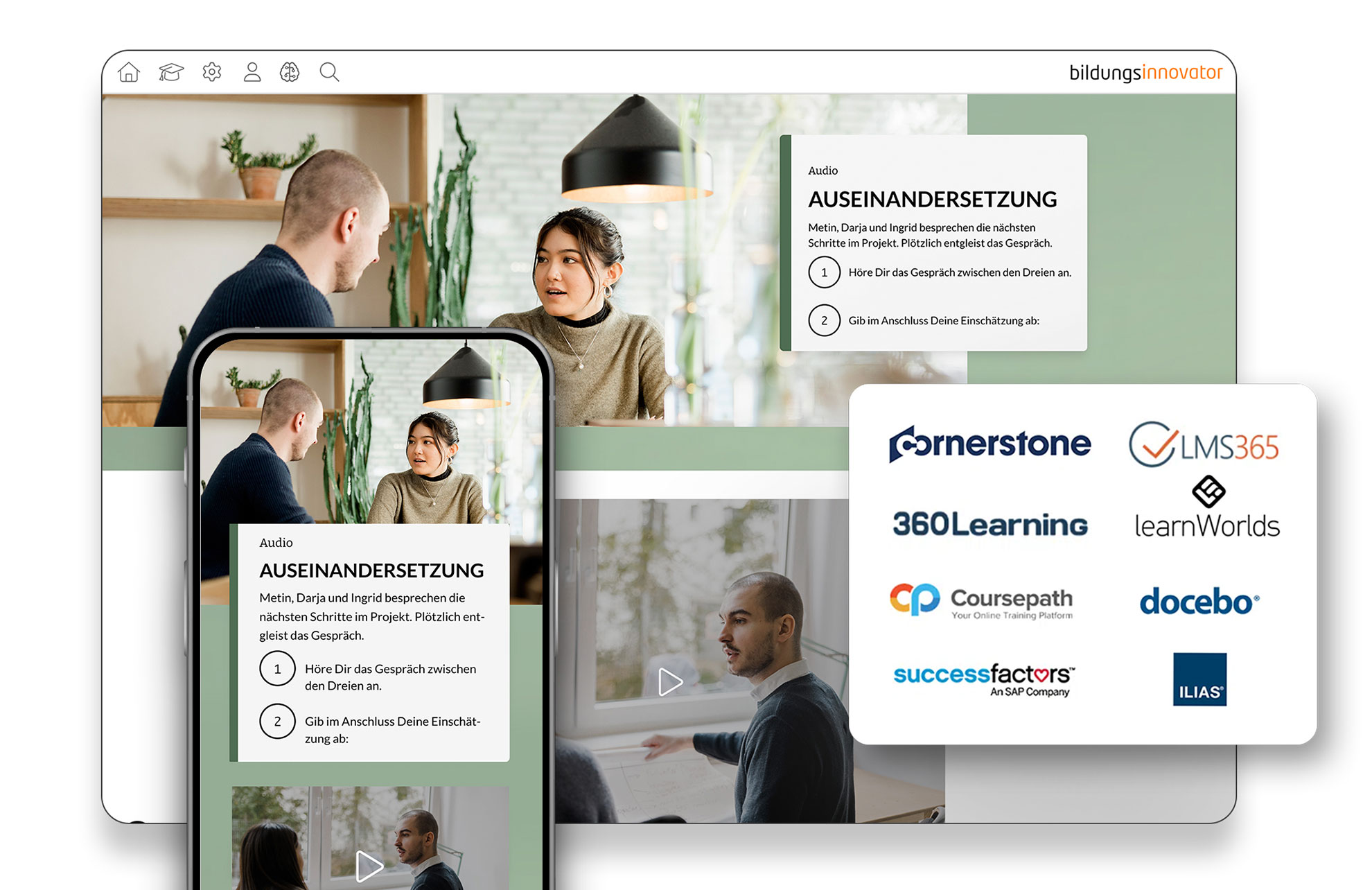 Veröffentlichen geht einfach. Und sieht überall gut aus.